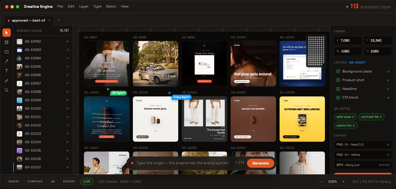 Merkfundament console preview