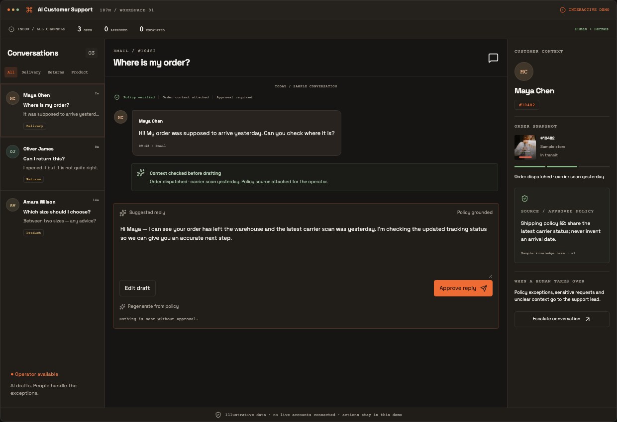 Klantopvolging console preview
